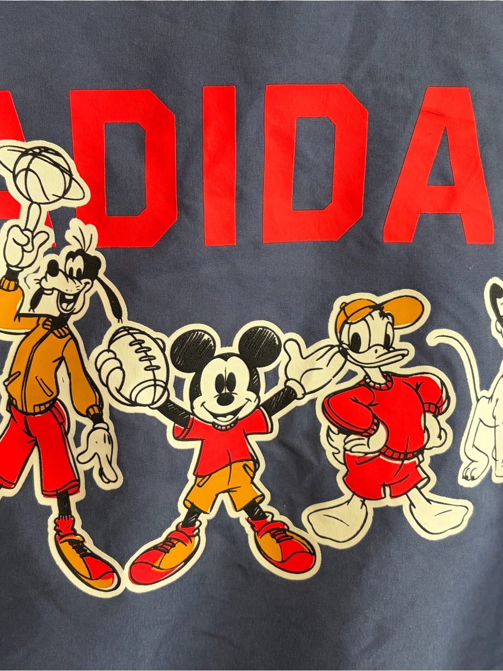 Adidas x Disney Mickey & Friends Blue Track Jacket